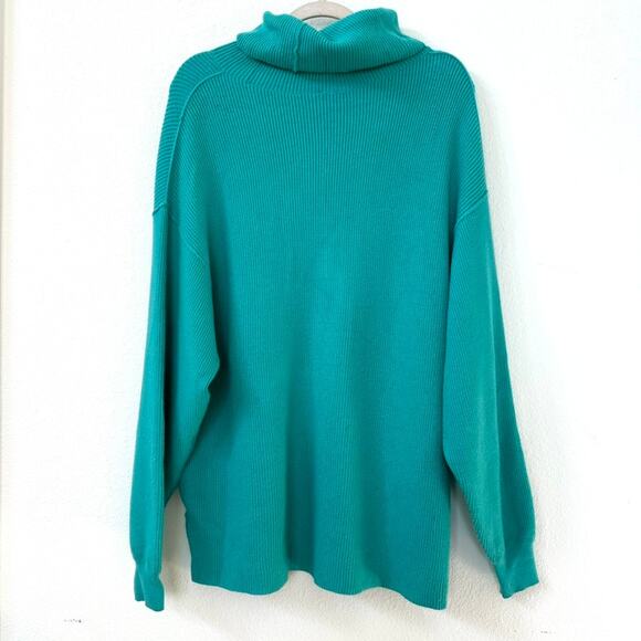 Free People Oversized Softly Structured Tunic Sweater in Oasis, Size S - Picture 7 of 7